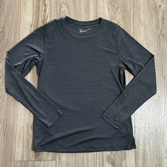 Under Armour Long Sleeve Loose Fit Shirt Mens Size Large Gray - Picture 1 of 4